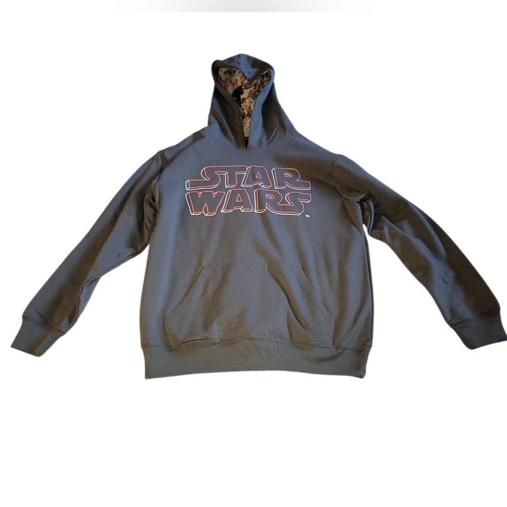 NWT Star Wars Gray Hooded Sweatshirt